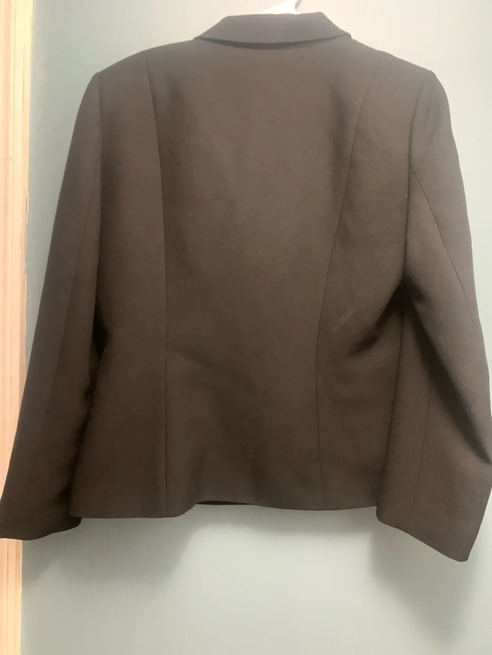 Tahari Black Tailored Notch-Lapel Blazer